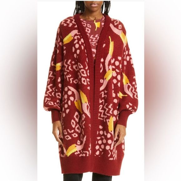 FARM Rio Sweaters - NWT FARM Rio Toucanissimo cardigan NWT Size: Medium